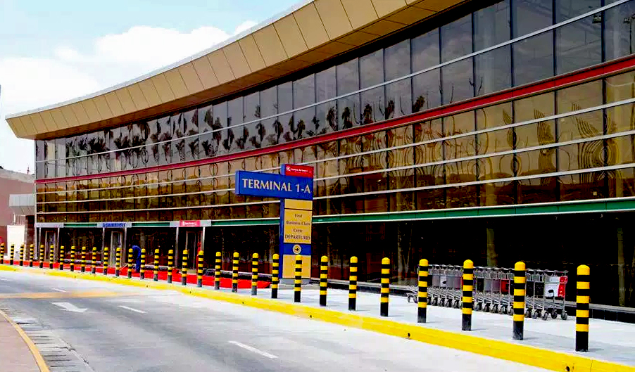 Arrival at Nairobi's Jomo Kenyatta International Airport